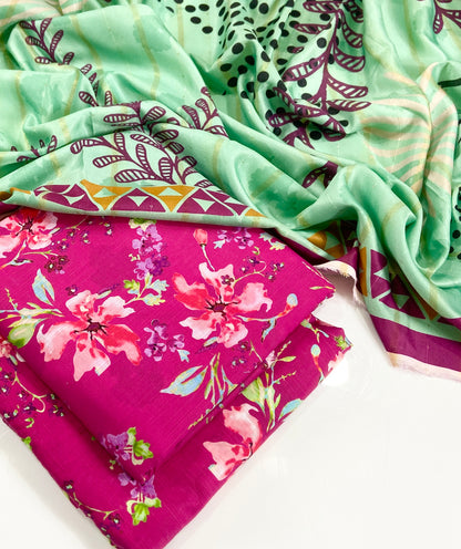 Elegance By Anaya Noor Printed Khaddar 3PC