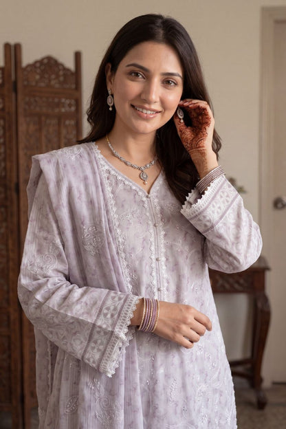 Fatima Bano By Payal Luxury Emb & Printed Lawn 3PC