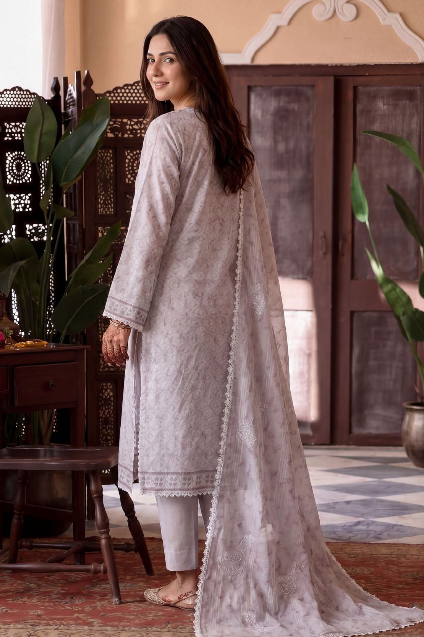 Fatima Bano By Payal Luxury Emb & Printed Lawn 3PC