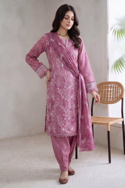 Fatima Bano By Nishaat Luxury Emb & Printed Lawn 3PC