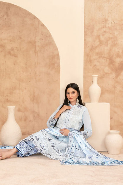Echo Of Grace By Tawakkal Premium Emb Lawn 3PC