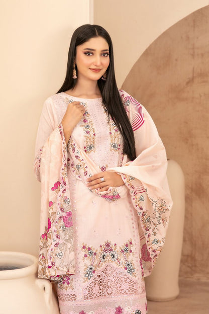 Echo Of Grace By Tawakkal Premium Emb Lawn 3PC