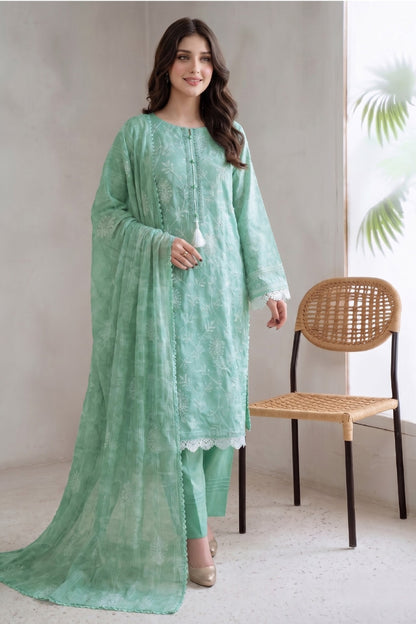 Fatima Bano By Nishaat Luxury Emb & Printed Lawn 3PC