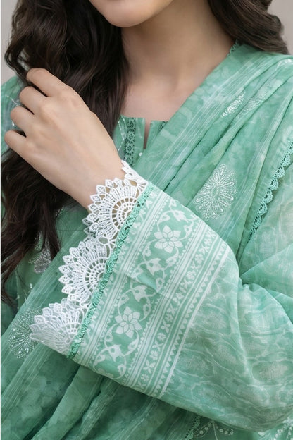 Fatima Bano By Nishaat Luxury Emb & Printed Lawn 3PC