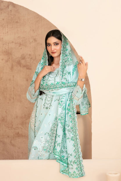 Echo Of Grace By Tawakkal Premium Emb Lawn 3PC