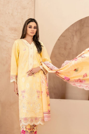 Echo Of Grace By Tawakkal Premium Emb Lawn 3PC