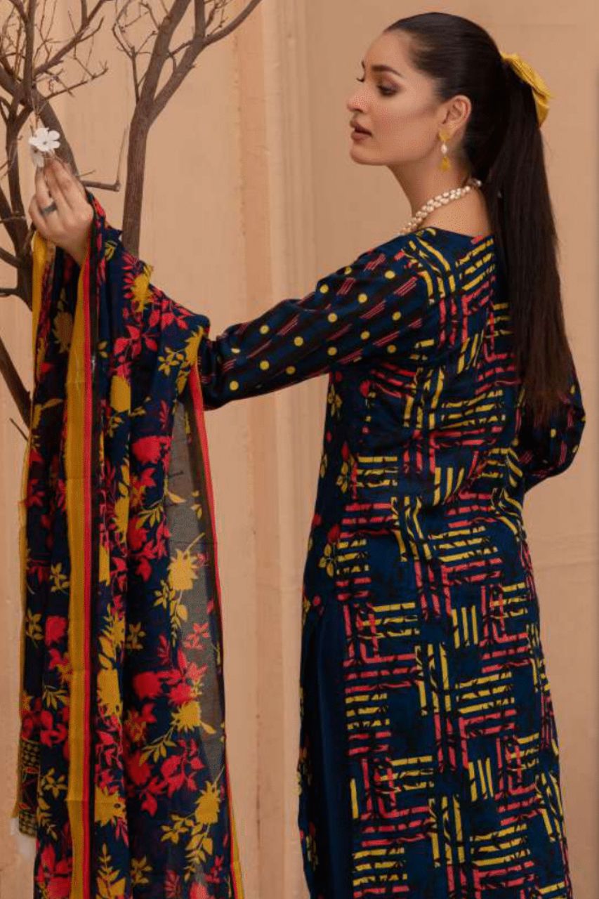 Arfa Printed Lawn 3-PC