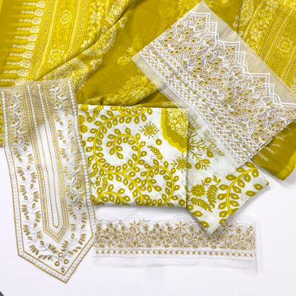 Maria B Emb Luxury Lawn 3PC