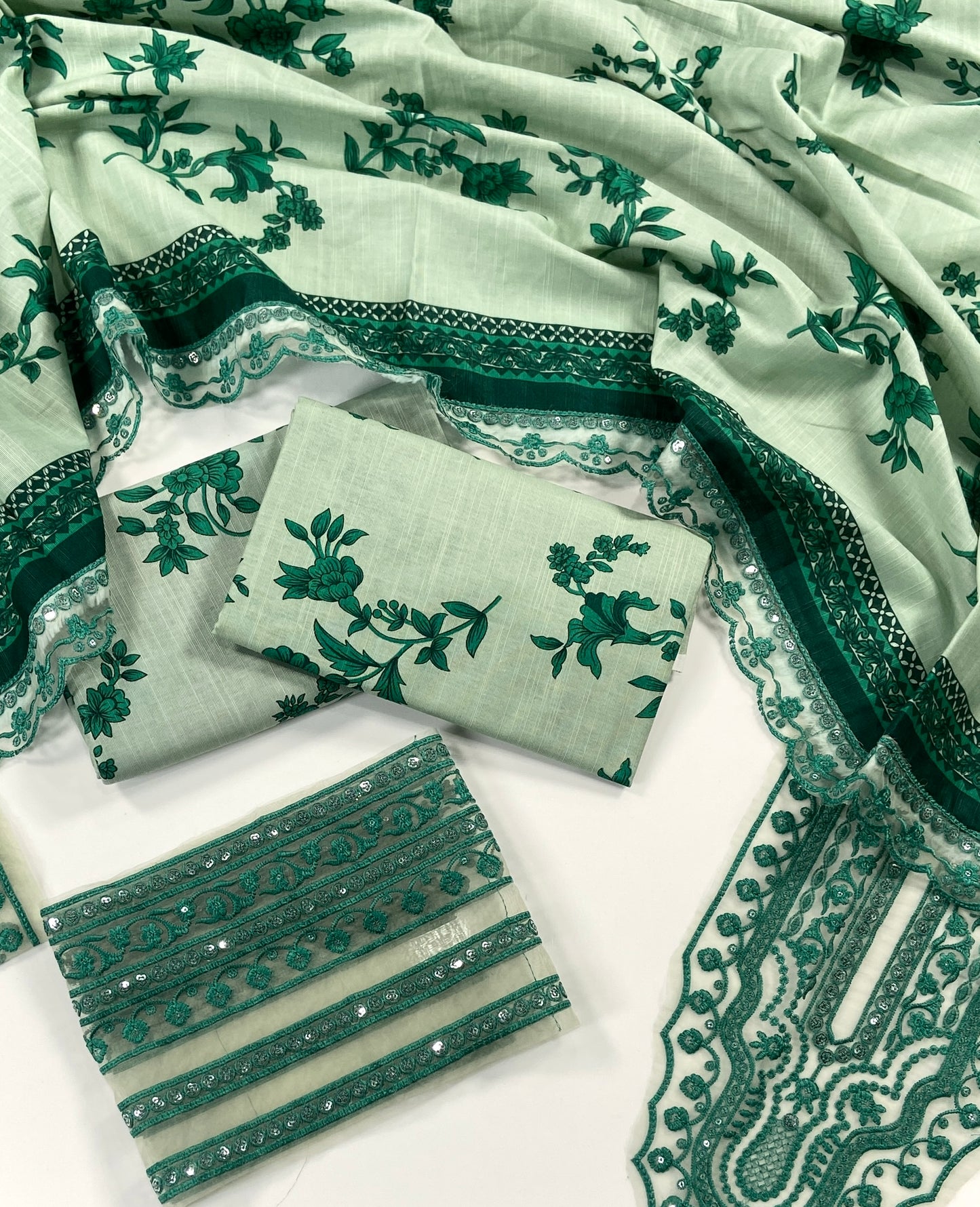 Aneelas Embroidered Khaddar 3PC