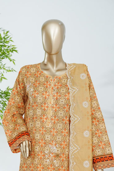 Aifa Printed & Embroidered Lawn 3PC