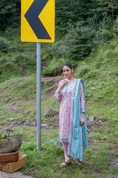 Zesh Airjet Printed Khaddar 3PC