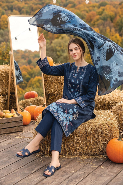 Salina By Regalia Digital Printed Khaddar 3PC