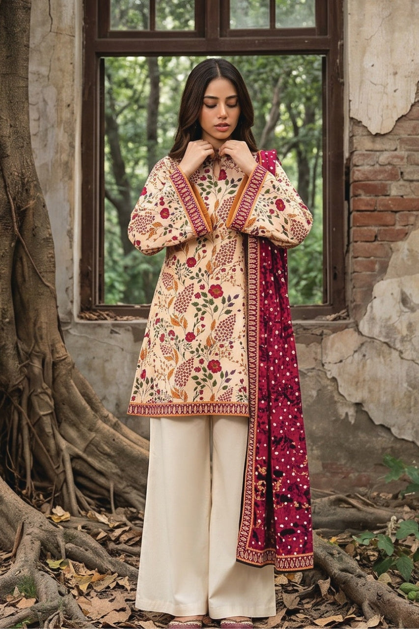Zesh Digital Printed Khaddar 3PC
