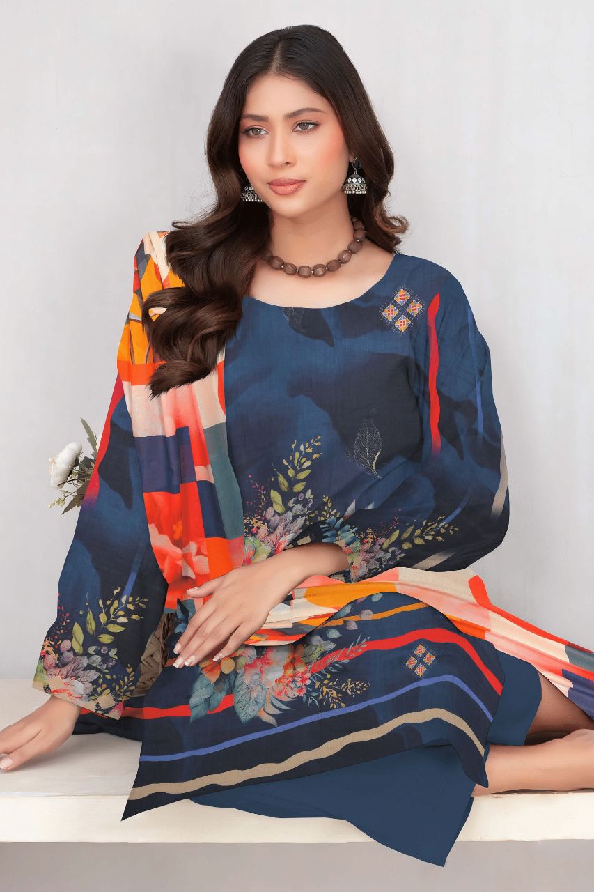 Aima vol -772 Digital Printed Unstitched Lawn Summer Collection 2024