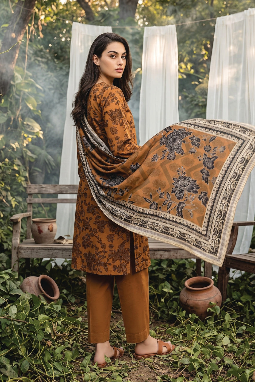 Salina By Regalia Digital Printed Khaddar 3PC