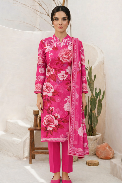Classics By Motifz Digital Printed Lawn 3PC