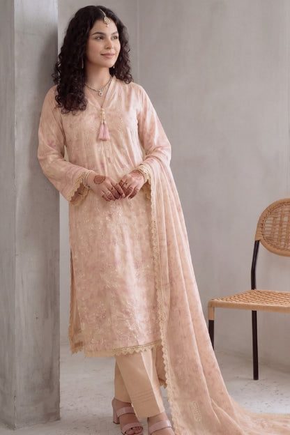 Fatima Bano By Nishaat Luxury Emb & Printed Lawn 3PC