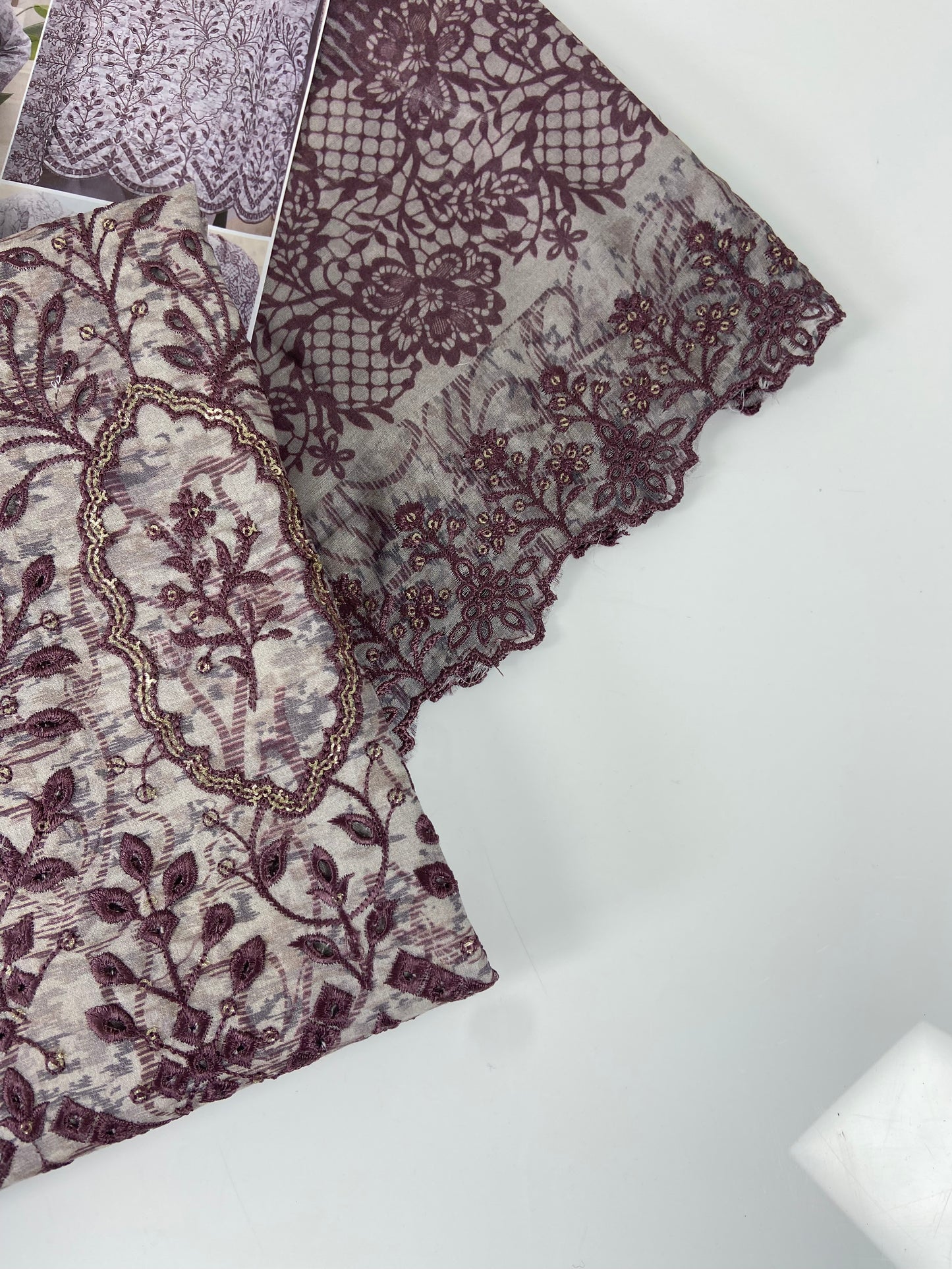 Almeerah Emb Lawn With Cutwork 3-PC