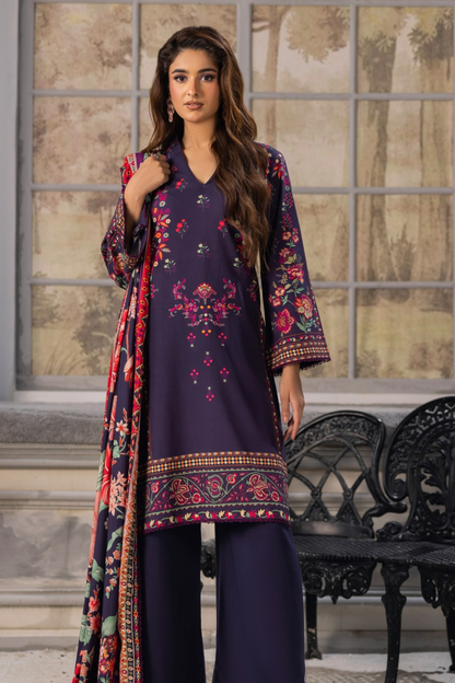 Raiha Luxury Printed Linen 3PC
