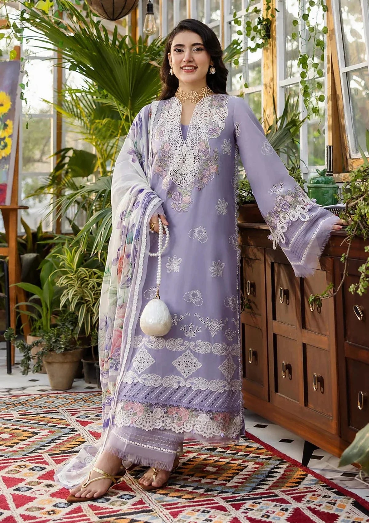 Elaf Luxury Embroidered Lawn 3PC