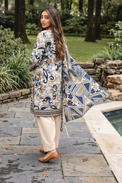 Zesh Digital Printed Khaddar 3PC