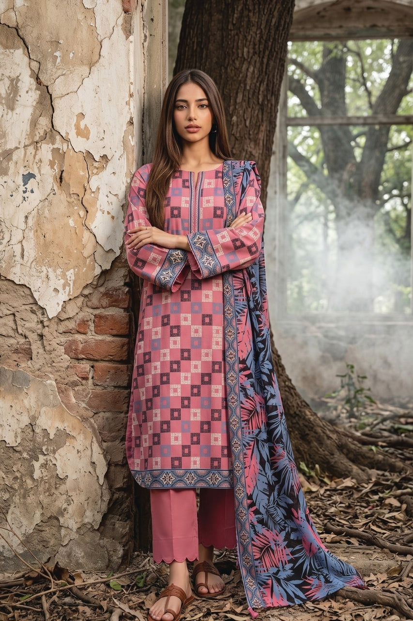 Zesh Digital Printed Khaddar 3PC