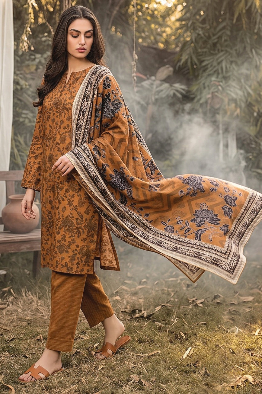 Salina By Regalia Digital Printed Khaddar 3PC