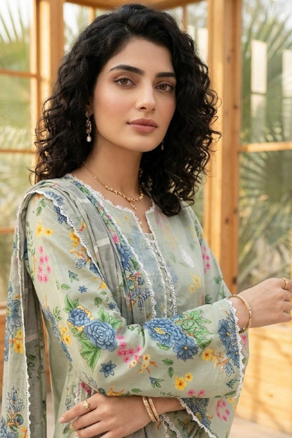 Fatima Bano By Misaal Luxury Emb & Printed Lawn 3PC