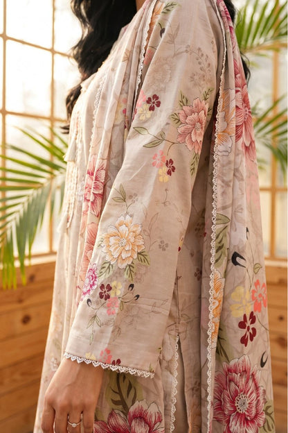Fatima Bano By Misaal Luxury Emb & Printed Lawn 3PC