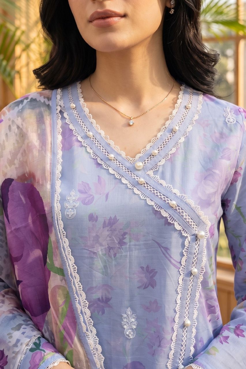 Fatima Bano By Misaal Luxury Emb & Printed Lawn 3PC