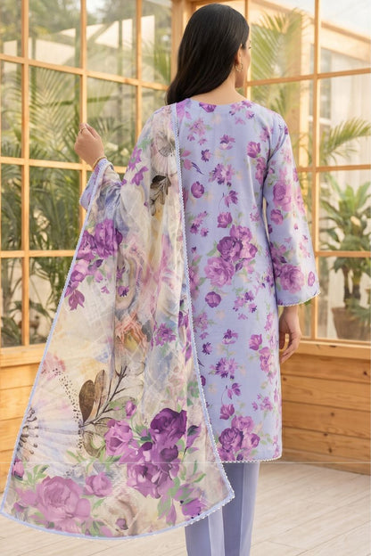 Fatima Bano By Misaal Luxury Emb & Printed Lawn 3PC
