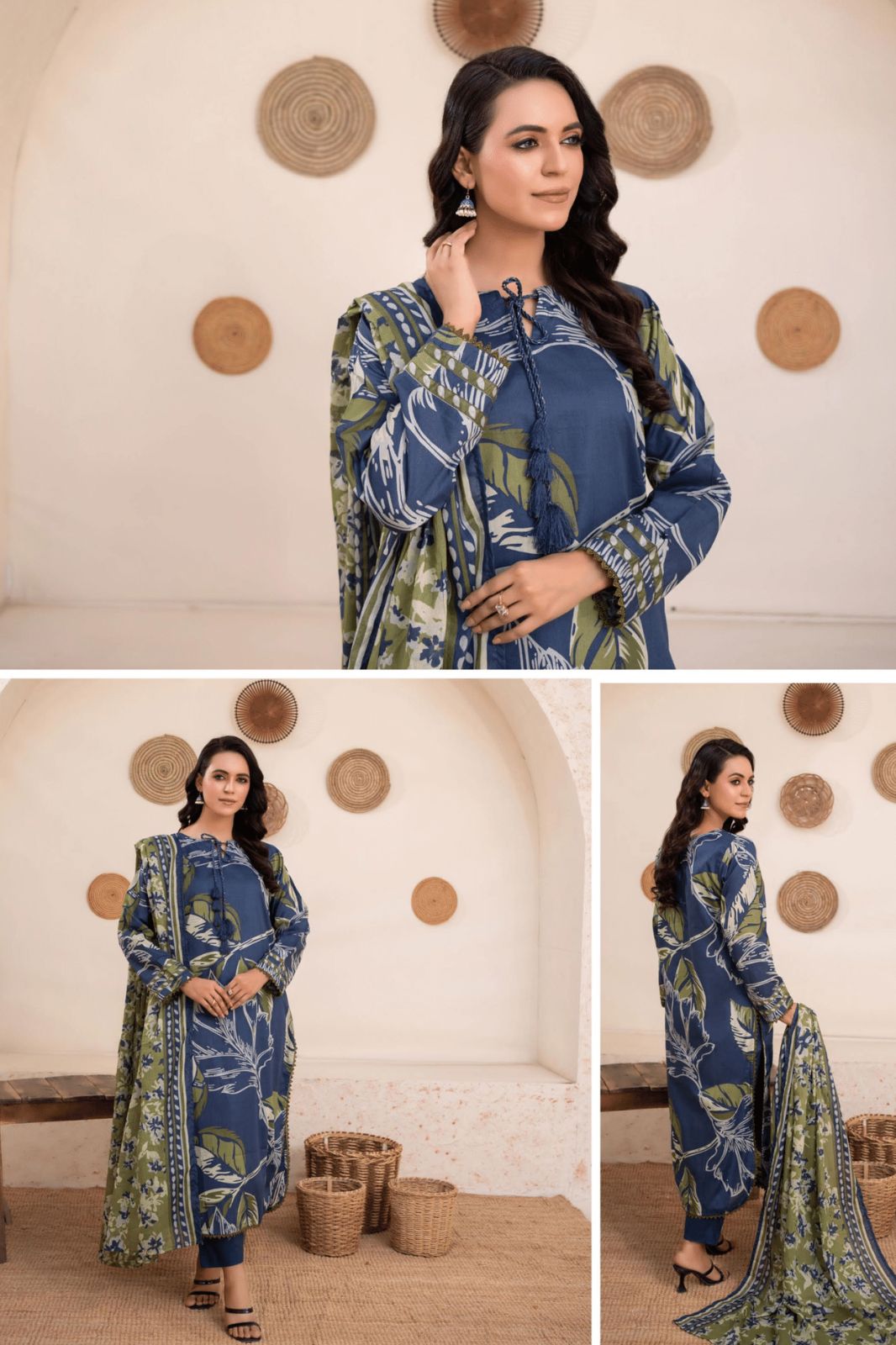 Zesh Airjet Printed Lawn 3-PC