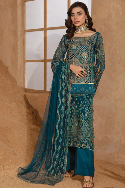 Sania | Dressline | Noor Jahan | Organza-3PC