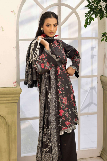 Raiha Digital Printed Linen 3PC