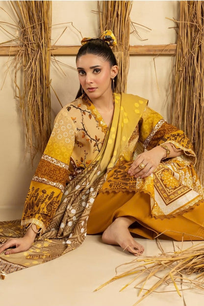 Mahrosh By Paltar Luxury Model Linen 3PC