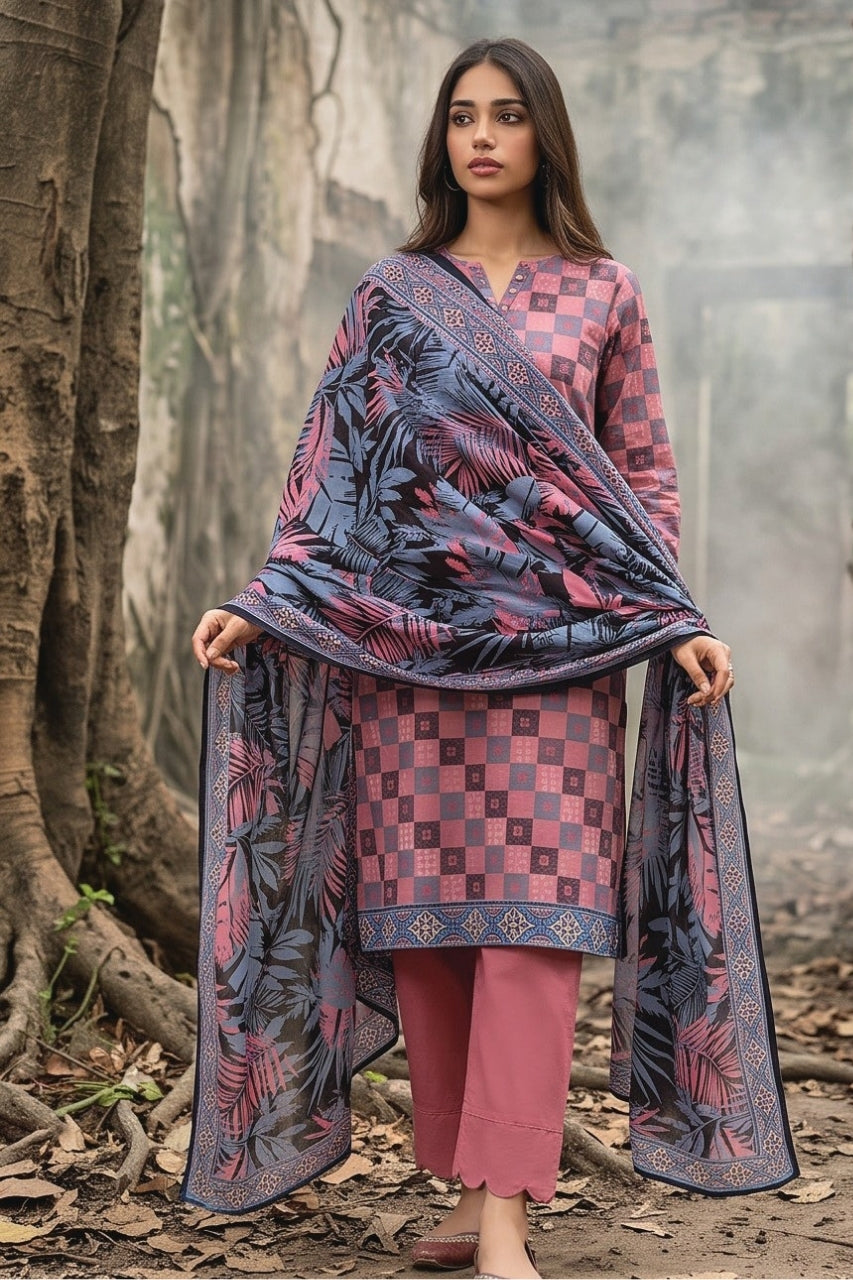 Zesh Digital Printed Khaddar 3PC