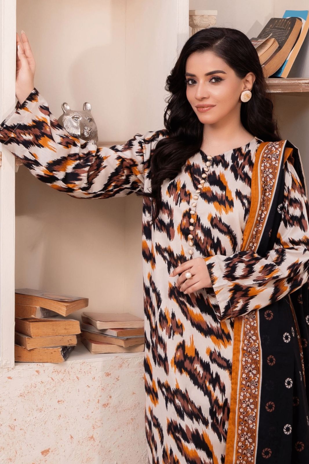 Zesh Airjet Printed Lawn 3-PC