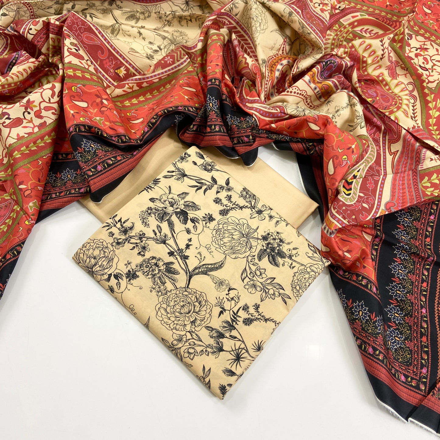 Mausummery Digital Printed Linen 3PC
