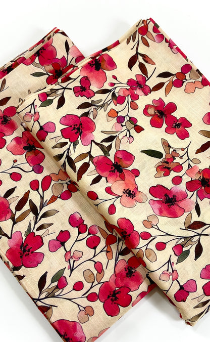 Bin Saeed Digital Printed 2PC