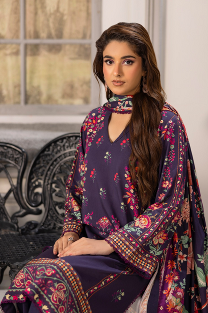 Raiha Luxury Printed Linen 3PC