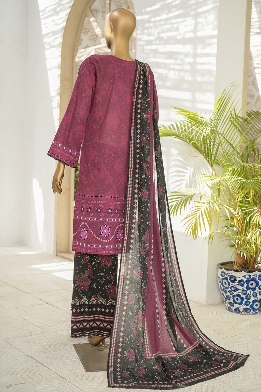 Sahiba By Pak Fabrics Printed & Emb Chickenkari Lawn 3PC