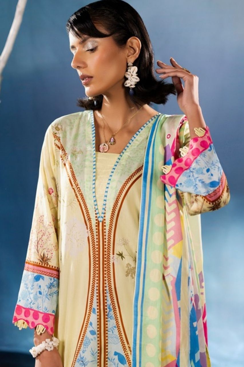 Pehli Kiran By Paltar Premium Printed Lawn 3PC