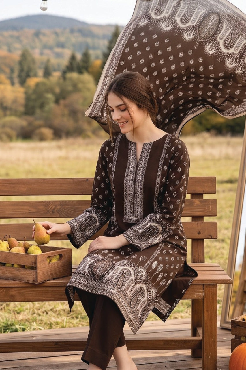 Salina By Regalia Digital Printed Khaddar 3PC