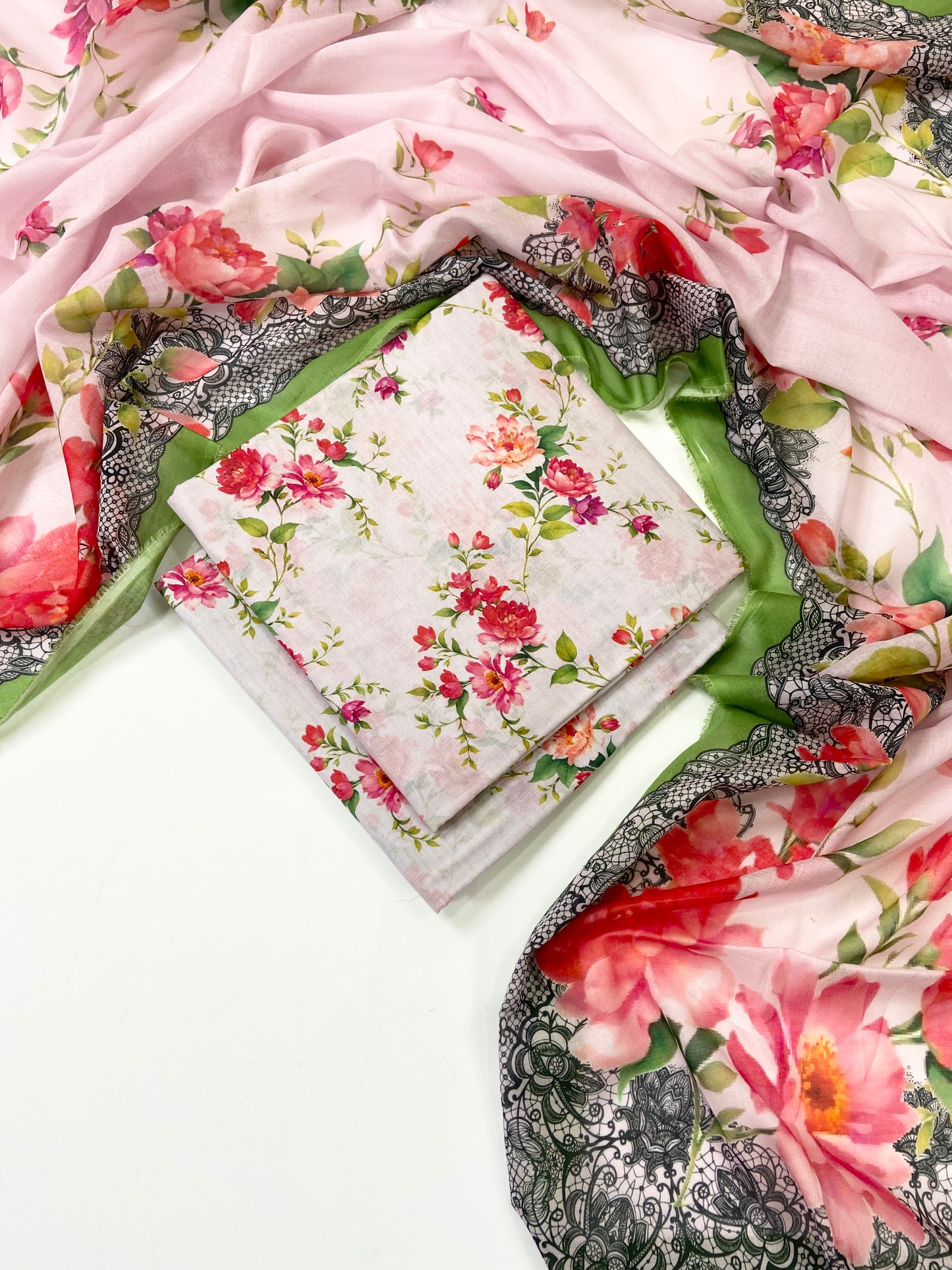Baroque Digital Printed Lawn 3PC