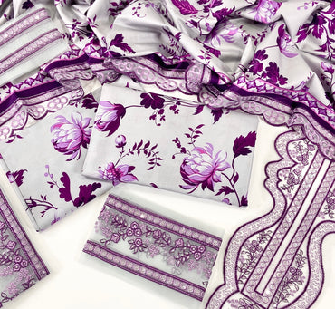 Aneelas Emb Luxury Linen 3PC