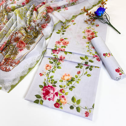 Elaf Premium Digital Printed Lawn 3PC