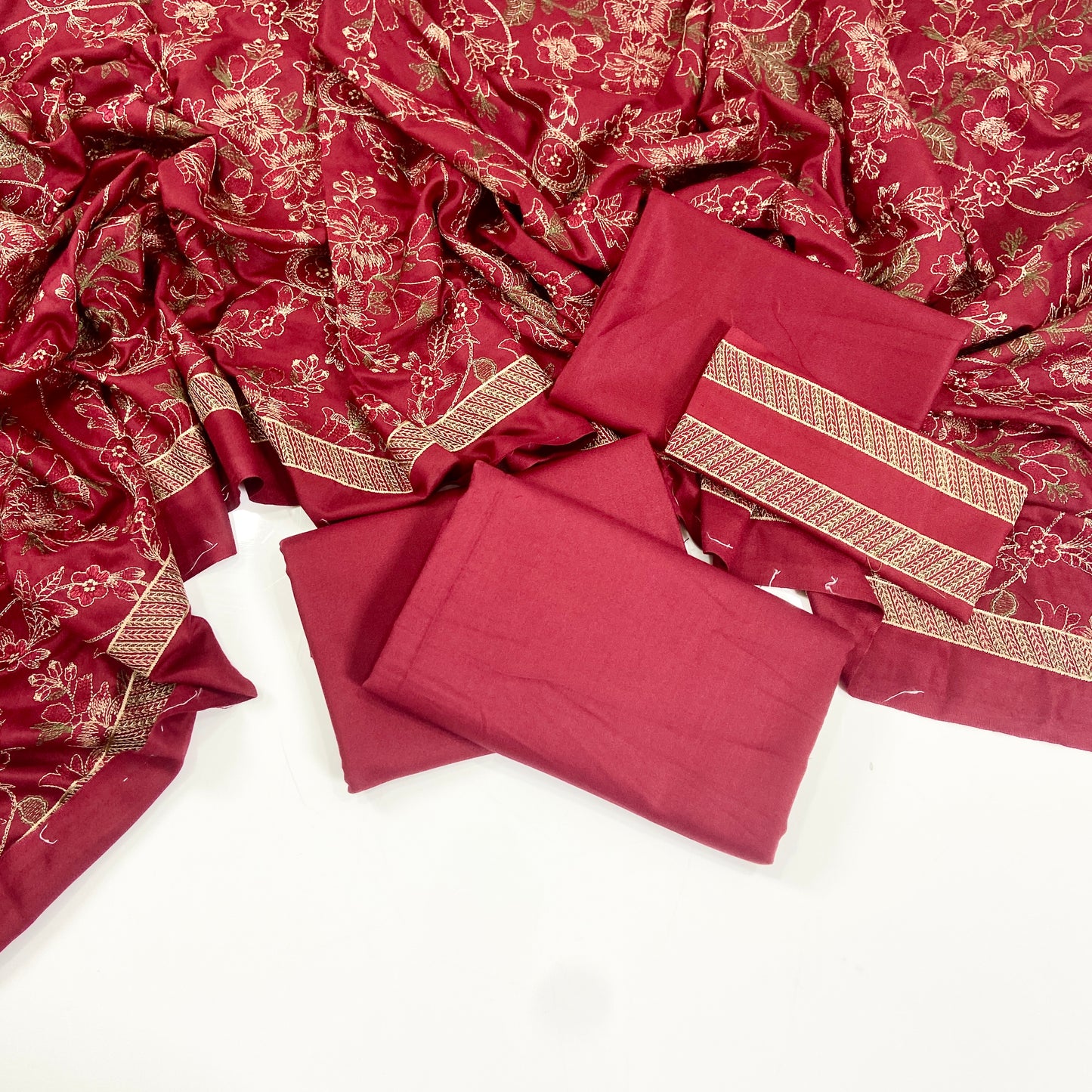 Bareeze Luxury Emb Dhanak 3PC