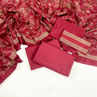 Bareeze Luxury Emb Dhanak 3PC