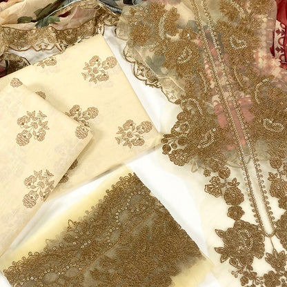 Zainab Chottani Emb Luxury Lawn-3PC