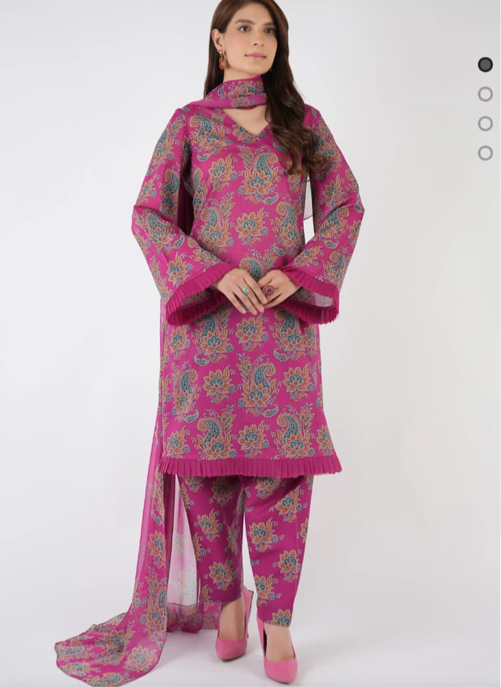 Bareeza Printed Khaddar 3PC